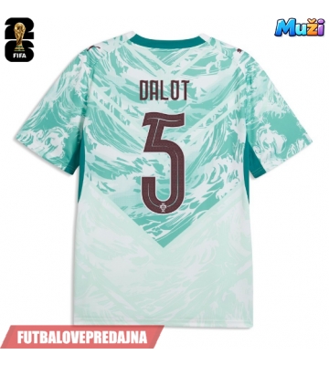 Lacne Muži Futbalové dres Portugalsko Diogo Dalot #5 MS 2026 Krátky Rukáv - Preč